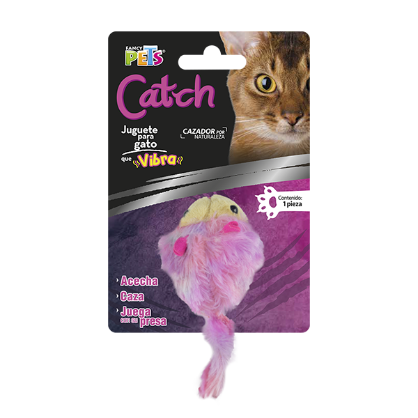 Juguete ratón con vibración catch