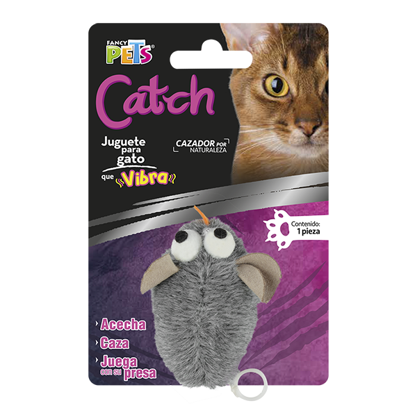 Juguete ratoncillo con vibración catch