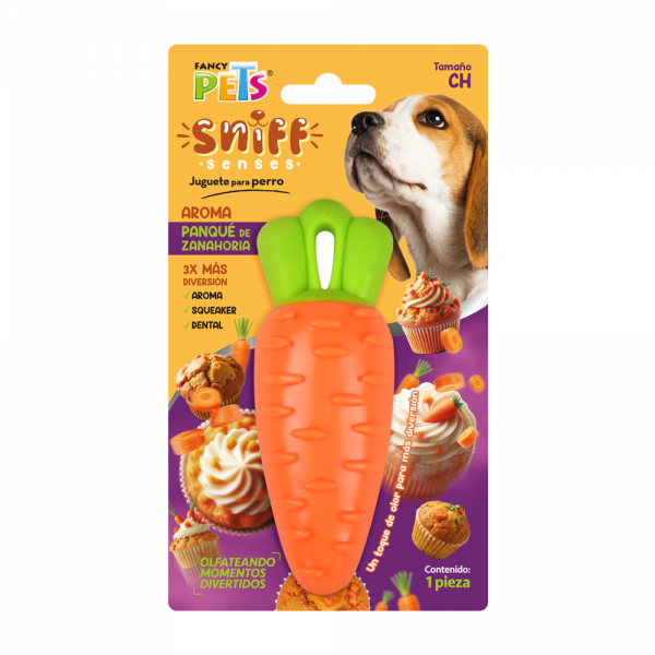 Juguete Zanahoria con aroma