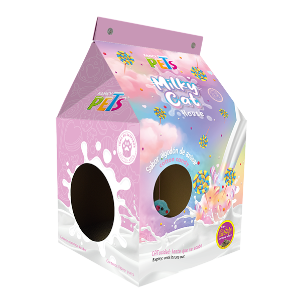 Casa de Cartón Milky Cat